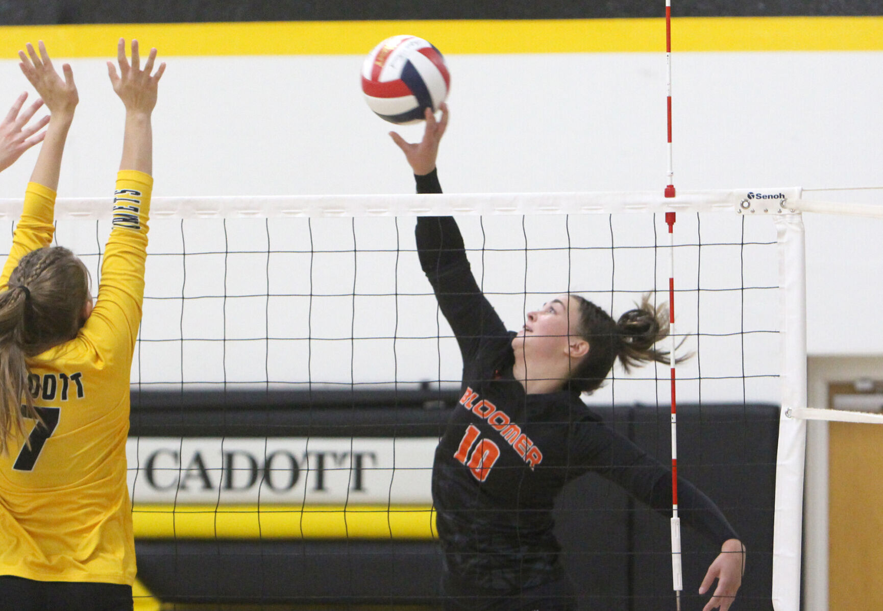 Bloomer at Cadott volleyball 9-13-22